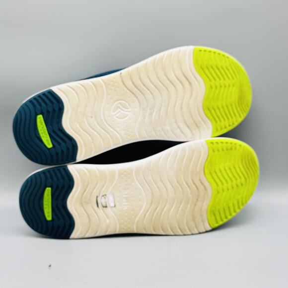 Kizik Shoes Mens 15 Blue Knit Lima Slip On Mesh Hands Free Walking Sneakers - Picture 10 of 12